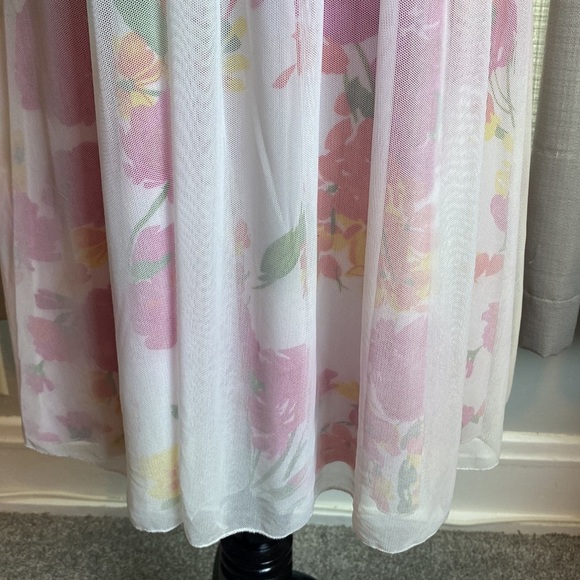 Dots Women’s Floral Strapless Summer Mini Dress  sz XL NWT - Picture 4 of 9